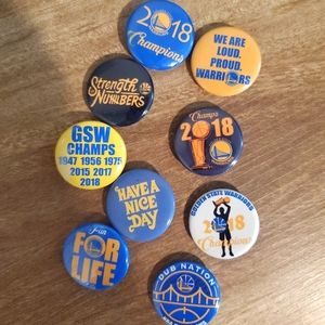 Golden state warriors pins